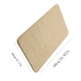 thumbnail image 5 of sruoe Bathroom Rugs, Bath Mat for Bathroom Floor 1pcs, Bath Mats for Bathroom Floor Non Slip Non Skid, Rectangular Cloth Floor Mat for Bath Door Household, Beige, 5 of 5