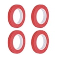 thumbnail image 1 of Uxcell 4Pcs 0.4 pulgadas de ancho 14 yardas Cinta de enmascarar roja para pintores para hogar y oficina, 1 of 1