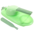 thumbnail image 4 of HAMPPLIES 1 Set Dough Pressing Tool for Baking Cookies Non-stick Surface Easy Cleaning Green Plastic Round Shape, 4 of 8