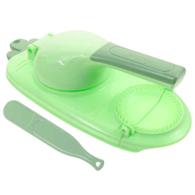 Shisuyan Household Dumpling Pressing Tool Green 1Set 10.8X4.7X3.1in Plastic