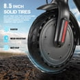 thumbnail image 5 of Foldable Electric Kick Scooter for Adults: All-Terrain, Wind Fire Wheels Flair, 8.5"/10" Tires, 350W/500W Oomph, 19mph Zoom & 21 Miles Adventure, 5 of 8