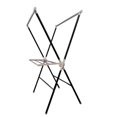 thumbnail image 2 of 51" Tall Adjustable Folding Laundry Drying Rack, Black, 2 of 2