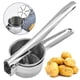 thumbnail image 5 of Stainless Steel Potato Ricer Spaetzle Press Spaghetti Ice Cream Press With 3 Hole Inserts, 5 of 5