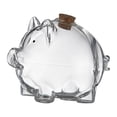 thumbnail image 2 of simhoa Borosilicate Glass Money Saving Container Sturdy Multifunctional 1cm Opening Transparent, 2 of 8