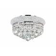 thumbnail image 1 of CWI Lighting Empire Plafonnier Encastré à 4 Lumières avec Fini Chrome, 1 of 4