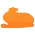 thumbnail image 1 of Pet Placemat Silicone Cat Shape Creative Washable Cat Food Mat Cat Food Pad, 1 of 10