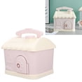 thumbnail image 1 of Cute Macaron House Piggy Bank, Resin Piggy Bank, Unbreakable Plastic Coin Bank With Key, Cottage Piggy Bank, Large House Money Coin Bank Box, ATM Gift For Kids To Saving Money, 1 of 8