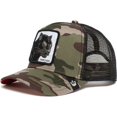 thumbnail image 1 of Gorra de béisbol con dibujos de animales, protector solar, malla bordada, conductor de camión, pantera negra, gallo, lobo, sombrero, 1 of 6
