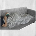 thumbnail image 5 of Cartoon Soft Flannel Fleece Throw Blanket, Repetitive Pattern with Simplistic Drawn Bear Animal, Cozy Plush for Indoor and Outdoor Use, 50" x 70", Multicolor, by Ambesonne, 5 of 5