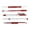 R, variant on Giaone 5Pcs Retractable Exam Pen Black Gel Ink Smooth Glides Press Mechanism Design