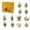 A, variant on 12PC Cookie Cutter Set - Fondant Tools With Storage Case For Baking And Making