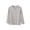 Khaki, variant on Kids Blouse (0-15) Long Sleeve Round-Neck Solid Color Autumn Casual Modal Cotton Polyester Tops Gray Size 0-1Years