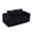 Black, variant on HOQBN 63 Inch Loveseat Sofa,Upholstered Compressed Couch with High-Density Foam Cushion,Corduroy No Frame 2-Seat Loveseat,Comfortable Floor Sofa for Bedroom,Office,Living Room,Small Spaces,Dark Gray