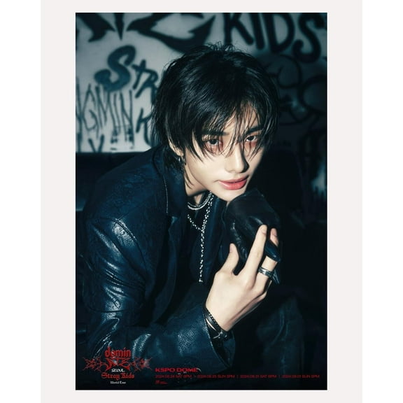 Hyunjin Stray Kids World Tour Dominate Poster Seoul 2025 Kpop Ver 2 Tour