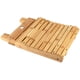 thumbnail image 3 of Taburete de madera plegable Bienvenido para el hogar - Asiento de ducha completamente ensamblado - Silla de baño de bambú tipo spa para baño, afeitado, ducha, reposapiés, 3 of 5