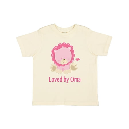 

Inktastic Loved by Oma Gift Toddler Toddler Girl T-Shirt