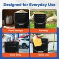 thumbnail image 6 of ePackageSupply Premium 5 Gallon Food Grade Plastic Pail with Gamma Seal Lid | Made in USA | BPA-Free | Heavy-Duty 90 Mil | Airtight Stackable Container, 6 Count, 6 of 10