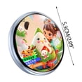 thumbnail image 2 of Digital Photo Video GIF Display Badge, Touchscreen .7" IPS Curved Glass with 600mAh Battery, Portable Customizable Digital Badge for Anime Game Fans with App Control, Blue, 2 of 2