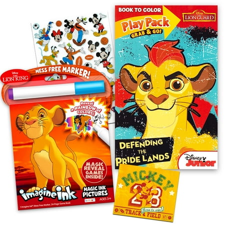 Disney Lion King Coloring Book Set -- Mess-Free Imagine Ink Book, Play ...