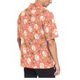 thumbnail image 3 of joogoo Men's Hawaiian Shirt Baseball Leaves Short Sleeve Casual Button Down Shirts M, 3 of 6