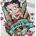 thumbnail image 4 of Betty Boop Bold Eagle Rose Tattoo Youth T Shirt Tee Girls Infant Toddler Brisco Brands 12M, 4 of 4