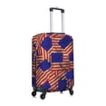 thumbnail image 3 of Daiia Vintage USA Flag Luggage Cover, Thickened Washable Travel Luggage Covers, Elastic Unique Baggage Covers for 18-20 inch Luggage-Large, 3 of 9