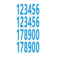 thumbnail image 2 of Number Stickers, 0-10 Number Stickers, Waterproof Self-Adhesive Digits for DIY Crafts, Planner, Scrapbooking, Birthday Party, Holiday, Mailbox, Home, Office & Car, White and Blue, 2 of 9