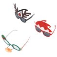 thumbnail image 3 of Gafas de Navidad para niños y adultos, decoración única y exquisita para gafas de fiesta, 3 uds., 3 of 9