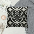 thumbnail image 2 of Nawypu  Aztec Throw Pillow Cover Ethnic Pattern with American Motifs in Black and White Colors Fabric for Couch Bed Sofa Car Waist Cushion Cover  Pillow Case, 2 of 5