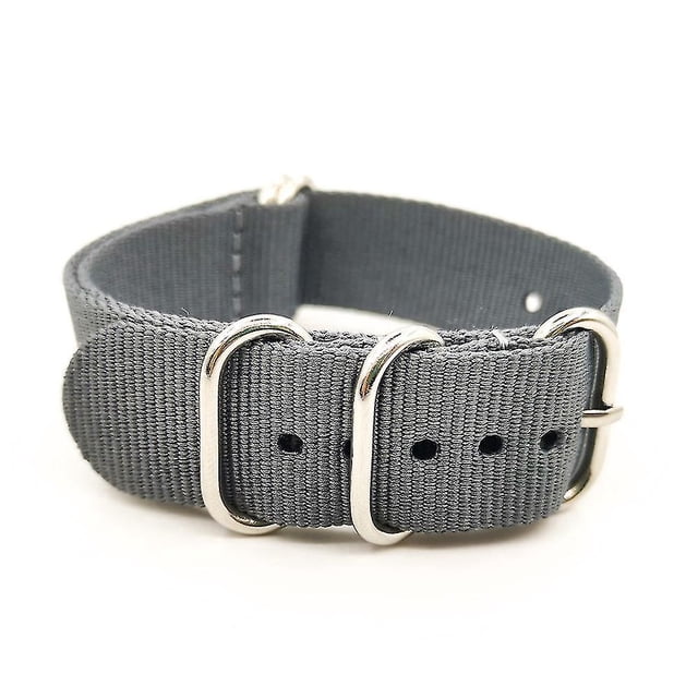 Adecuado para correa de reloj de nailon 18 mm 20 mm 22 mm 24 mm Correa deportiva del ejército Correa de pulsera de tela para 007 James Bond 5 anillos Bandas de reloj Correa de reloj