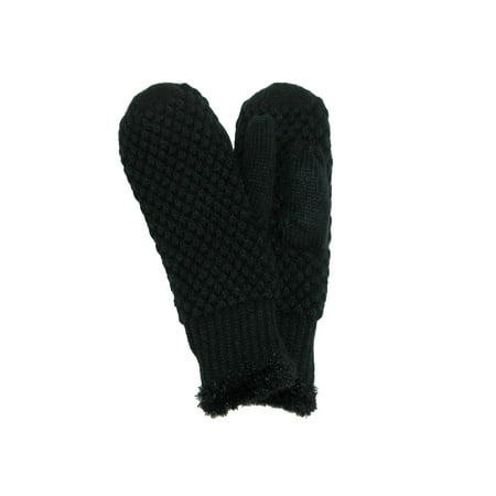 Xcr Womens Mitten - Size one size Women's Popcorn Knit Mittens