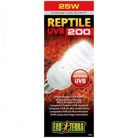 Exo-Terra Reptile UVB200 HO Bulb 26 Watt (US) / 25 Watt (Europe) Pack of 2