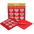 thumbnail image 2 of Flying Wish Paper - Beautiful Display of Your Love - Scarlet Hearts - 5" x 5" - Mini Kits, 2 of 5