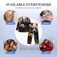 thumbnail image 7 of KLL Forest Panda Sleepwear Mens Flannel Pajamas,Long Cotton Pj Set, 7 of 7