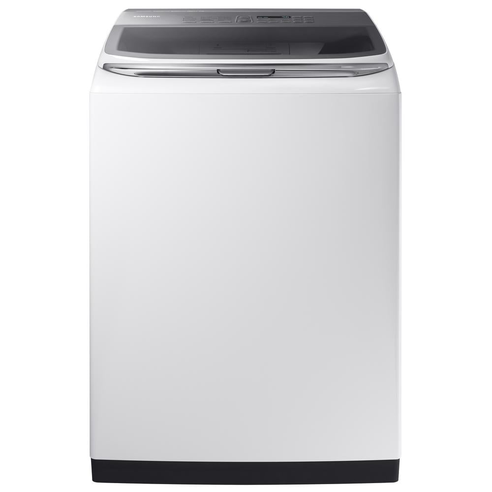Samsung WA52M8650AW - Washing machine - freestanding - width: 27 in - depth: 29.3 in - height: 42.4 in - top loading - 5.2 cu. ft - 800 rpm - white