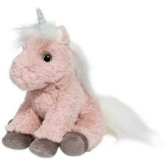 Douglas Cuddle Toys Melodie Pink Unicorn Mini Soft Plush Stuffed Animal, 6"