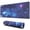 Blue Starry Sky-1, variant on Cherry Blossoms At Night desk Mouse Padwaterproofnon Slip for Office Home Work GamingmousepadRubber Base Mousepad with Stitched Edges 31.5x11.8inches