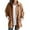 Coffee, variant on Daznico Soft Jacket Cozy Long Sleeve Open Front Cardigan with Notched Lapel Casual Loose Fit Outwear for Winter,Jackets for Women,M