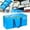 Light Blue, variant on 24 Gallon Heavy Duty Extra Large Moving Bags with Backpack Straps - Strong Handles & Zippers, Storage Totes For Space Saving, Blue Plastic Storage Totes