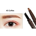 thumbnail image 2 of Magik 2 Pack Waterproof Eyebrow Pencil Retractable Slant Tip & Brush Double-ends Natural Hair-like Look (#3 Coffee), 2 of 9