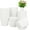 4.8inch-White, variant on Tutuviw 4 inch Plant Pots, 8 Pack Plastic Planters with Drainage Holes and Saucers for Flowers Plants, Succulents, Seed Starting Pots, White
