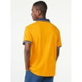 thumbnail image 3 of Free Assembly Men's Pique Polo Shirt with Tipped Collar, 3 of 6