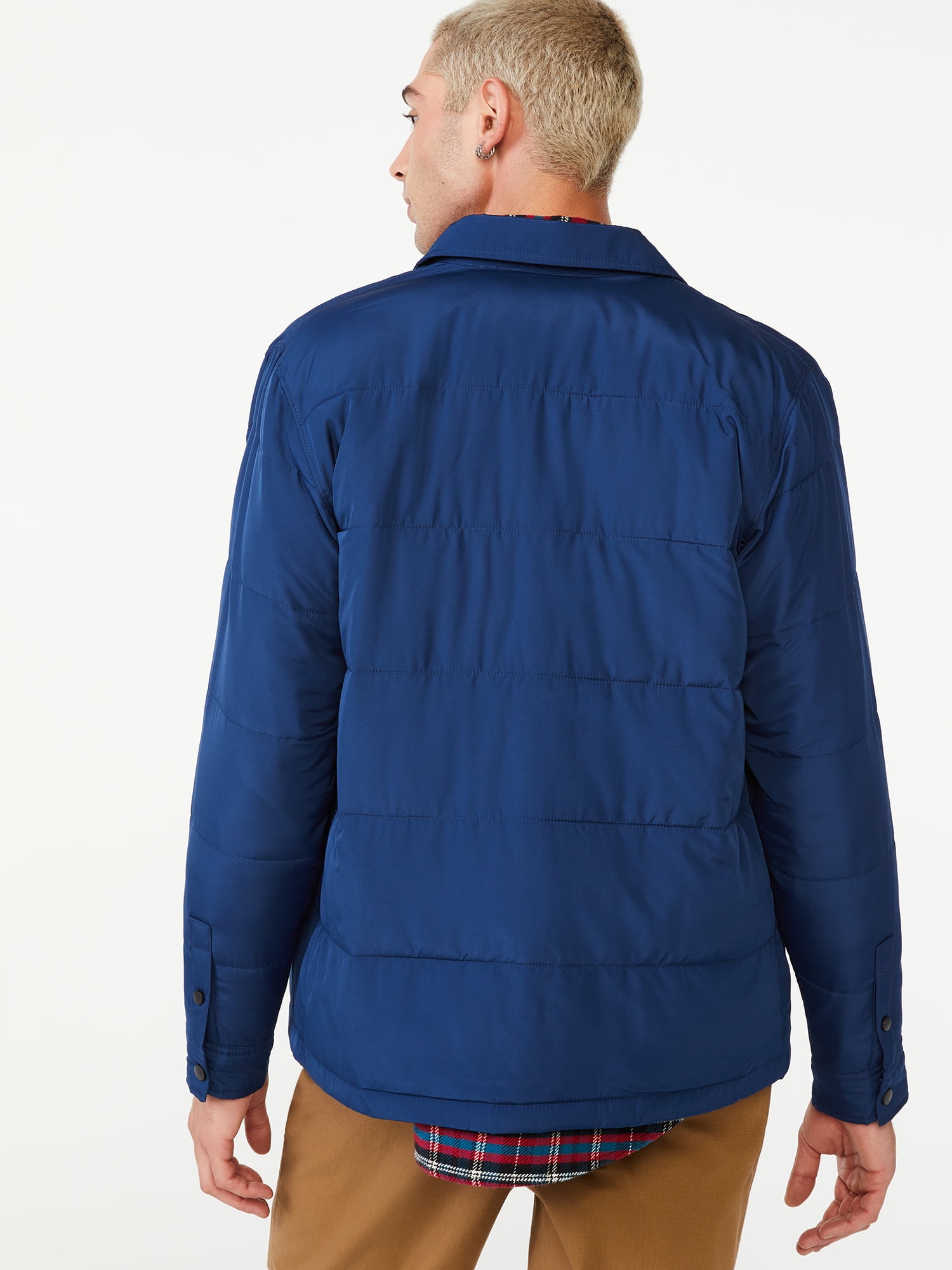 Free Assembly Men's Quilted Layering Jacket