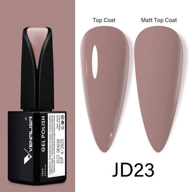 Venalisa 15ml esmalte de uñas en Gel semipermanente Color de gelatina esmalte Primer capa Base capa superior UV Gel barniz de uñas Soak Off manicura Tan Jianjun unisex