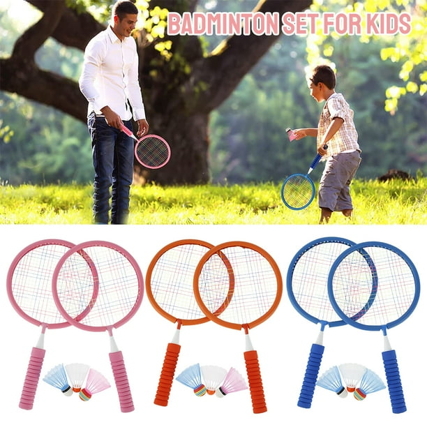 8 in 1 Badminton Rackets for Children Kids Badminton Set Indoor Outdoor Sport Game