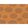 thumbnail image 1 of Ahgly Company Indoor Rectangle Patterned Carrot Orange Area Rugs, 6' x 9', 1 of 6