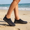 thumbnail image 3 of Womens Barefoot Water Shoes Travel House Slippers for Indoor and Outdoor Aqua Socks for Beach Swim Surf Yoga Dancing Camping Must Haves,Gray,40, 3 of 6