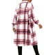 thumbnail image 3 of Txlixc Chaqueta a cuadros para mujeres, chaqueta de bolsillo para adultos Txlixc  moda, 3 of 8