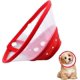 thumbnail image 1 of Collar de recuperación para gatos, collar cómodo para gatos, collar protector ajustable tipo cono, collar anti-mordeduras de plástico suave transparente para perros pequeños, cachorros, gatos y gatito, 1 of 5