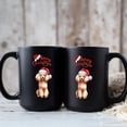 thumbnail image 3 of Merry Christmas Poodle Santa Hat Xmas Tree Winter Holiday Mug Poodles Dog Lover Gifts Idea Coffee Tea Cup - 01013, 3 of 4